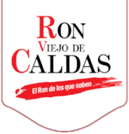 ron viejo de caldas logo flap red white image